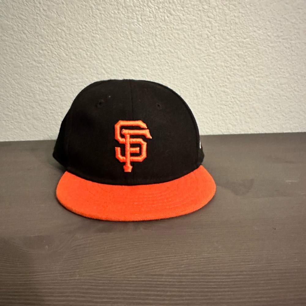 New Era Kids Black and Orange Hat